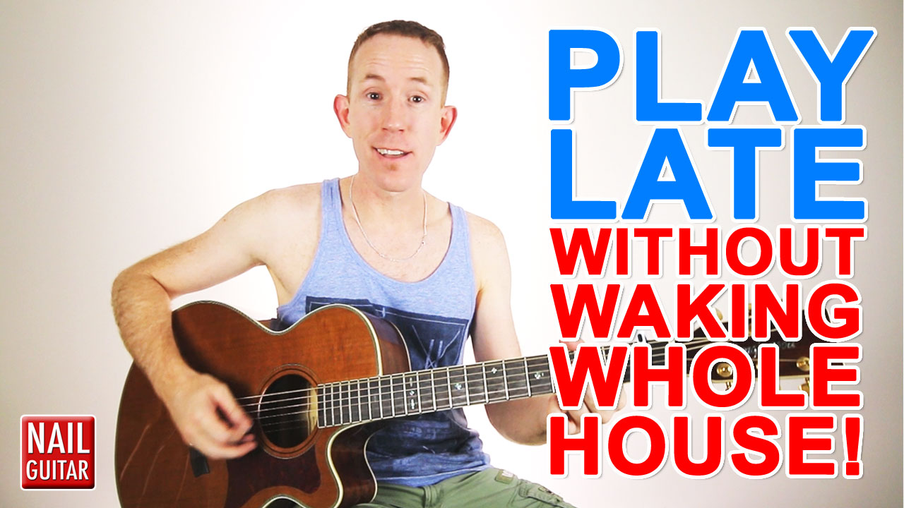 Play Quietly At Night Nail Guitar